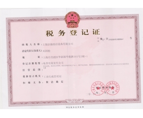 上海豆奶短视频下载公司税务登记证